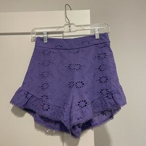 Purple Shorts, Size Small